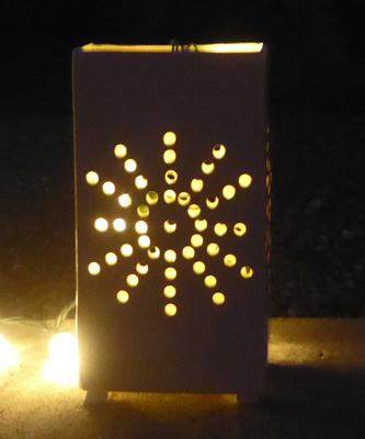 Lit luminaria #1