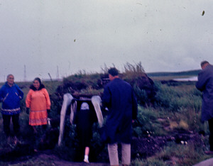 Original Sod Native home Barrow, Alaska 1967