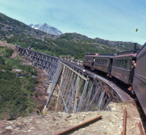 Narrow Gauge Railway from Whitehorse, Yukon to Skagway Alaska 1967