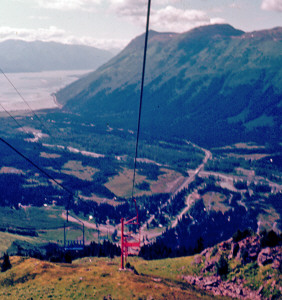 Top of the Alyeska Ski Resort Alaska 1967