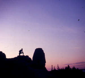 Sunset at Earthquake Park Anchorage, Alaska 1967